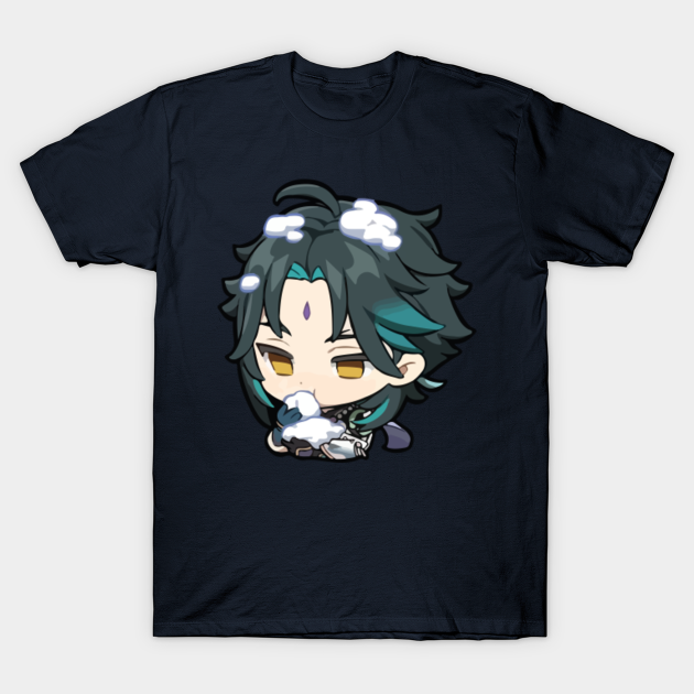 Xiao Eat Snow [Genshin Impact] Genshin Impact TShirt TeePublic